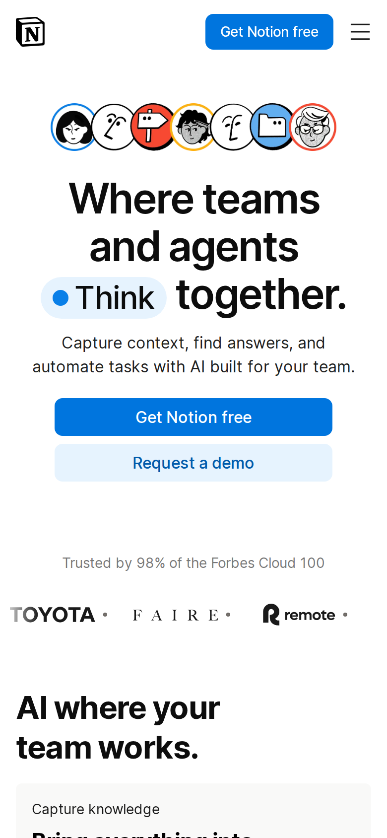 notion.so on mobile